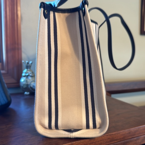 NW tags removed - Kate Spade ♠️ striped fabric and leather tote - Picture 4 of 17